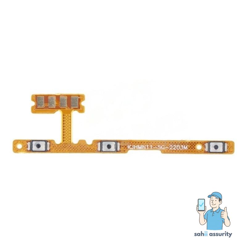 Volume Button Flex Cable for Xiaomi Poco M4 Pro 5G thumbnail